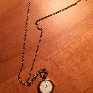 Clock (fake) necklace